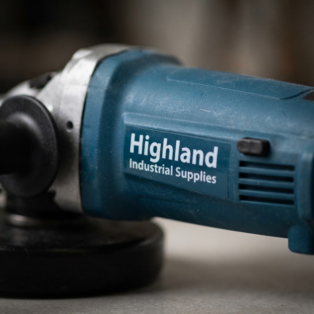 Highland Industrial Supplies Heavy-Duty Angle Grinder - Image 5