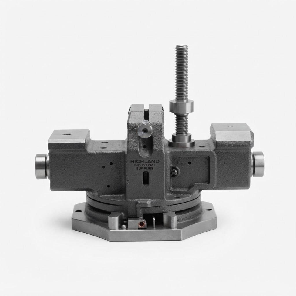 Highland Industrial Supplies.Industrial Workshop Bench Vise - Image 2
