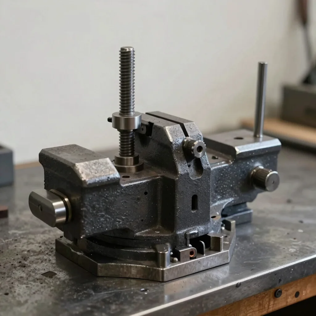 Highland Industrial Supplies.Industrial Workshop Bench Vise - Image 5